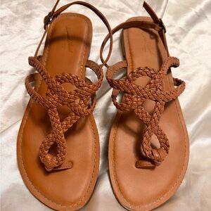 Universal Thread Braided Brown Sandals